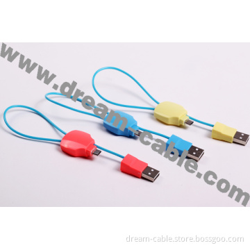 Popular Portable Keychain USB Cable for Ios Android